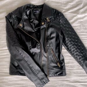 Leather Moto Jacket